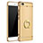 Custodia Lusso Metallo Laterale e Plastica con Anello Supporto per Xiaomi Mi 5S 4G Oro