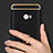 Custodia Lusso Metallo Laterale e Plastica con Anello Supporto per Xiaomi Mi Note 2 Special Edition Nero