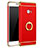 Custodia Lusso Metallo Laterale e Plastica con Anello Supporto per Xiaomi Mi Note 2 Special Edition Rosso