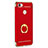 Custodia Lusso Metallo Laterale e Plastica con Anello Supporto per Xiaomi Redmi Note 5A High Edition Rosso