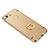 Custodia Lusso Metallo Laterale e Plastica con Anello Supporto per Xiaomi Redmi Note 5A Pro Oro