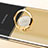 Custodia Lusso Metallo Laterale e Plastica con Magnetico Anello Supporto per Samsung Galaxy S8 Oro