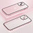 Custodia Lusso Metallo Laterale e Plastica Cover Bling-Bling LF1 per Apple iPhone 13