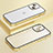 Custodia Lusso Metallo Laterale e Plastica Cover Bling-Bling LF1 per Apple iPhone 13