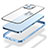 Custodia Lusso Metallo Laterale e Plastica Cover Bling-Bling LF1 per Apple iPhone 13 Pro
