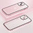 Custodia Lusso Metallo Laterale e Plastica Cover Bling-Bling LF1 per Apple iPhone 14