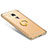 Custodia Lusso Metallo Laterale e Plastica Cover con Anello Supporto A01 per Huawei G9 Plus Oro