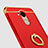 Custodia Lusso Metallo Laterale e Plastica Cover con Anello Supporto A01 per Huawei Honor 6A