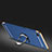 Custodia Lusso Metallo Laterale e Plastica Cover con Anello Supporto A01 per Huawei Honor Play 8A