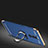 Custodia Lusso Metallo Laterale e Plastica Cover con Anello Supporto A01 per Huawei Mate 20 Lite