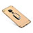 Custodia Lusso Metallo Laterale e Plastica Cover con Anello Supporto A01 per Huawei Mate 20 Oro