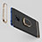 Custodia Lusso Metallo Laterale e Plastica Cover con Anello Supporto A01 per Huawei Mate 20 Pro