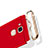 Custodia Lusso Metallo Laterale e Plastica Cover con Anello Supporto A01 per Huawei Mate 7