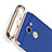 Custodia Lusso Metallo Laterale e Plastica Cover con Anello Supporto A01 per Huawei Y7 Prime