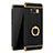 Custodia Lusso Metallo Laterale e Plastica Cover con Anello Supporto A01 per Samsung Galaxy S8 Plus Nero