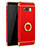 Custodia Lusso Metallo Laterale e Plastica Cover con Anello Supporto A01 per Samsung Galaxy S8 Plus Rosso