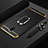 Custodia Lusso Metallo Laterale e Plastica Cover con Anello Supporto A01 per Xiaomi Redmi 8A