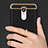 Custodia Lusso Metallo Laterale e Plastica Cover con Anello Supporto A01 per Xiaomi Redmi Note 3 MediaTek