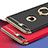 Custodia Lusso Metallo Laterale e Plastica Cover con Anello Supporto A05 per Apple iPhone 7 Plus
