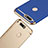 Custodia Lusso Metallo Laterale e Plastica Cover con Anello Supporto A06 per Huawei Enjoy 7