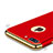 Custodia Lusso Metallo Laterale e Plastica Cover con Anello Supporto A07 per Apple iPhone 7 Plus