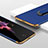 Custodia Lusso Metallo Laterale e Plastica Cover con Anello Supporto A08 per Apple iPhone 8 Plus