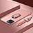 Custodia Lusso Metallo Laterale e Plastica Cover con Anello Supporto e Cordoncino per Apple iPhone 13