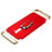 Custodia Lusso Metallo Laterale e Plastica Cover con Anello Supporto e Cordoncino per Huawei Mate 9 Lite