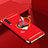 Custodia Lusso Metallo Laterale e Plastica Cover con Anello Supporto e Cordoncino per Samsung Galaxy A70S