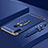 Custodia Lusso Metallo Laterale e Plastica Cover con Anello Supporto T01 per Huawei P30 Lite
