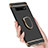 Custodia Lusso Metallo Laterale e Plastica Cover con Anello Supporto T01 per Samsung Galaxy S10 5G