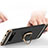Custodia Lusso Metallo Laterale e Plastica Cover con Anello Supporto T01 per Samsung Galaxy S10