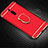 Custodia Lusso Metallo Laterale e Plastica Cover con Anello Supporto T01 per Xiaomi Mi 9T