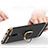 Custodia Lusso Metallo Laterale e Plastica Cover con Anello Supporto T01 per Xiaomi Redmi K20