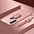 Custodia Lusso Metallo Laterale e Plastica Cover con Anello Supporto T01 per Xiaomi Redmi Note 8T