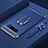 Custodia Lusso Metallo Laterale e Plastica Cover con Anello Supporto T02 per Samsung Galaxy S10