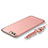 Custodia Lusso Metallo Laterale e Plastica Cover con Cordoncino per Huawei Honor V10 Oro Rosa