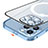 Custodia Lusso Metallo Laterale e Plastica Cover con Mag-Safe Magnetic Bling-Bling LF1 per Apple iPhone 14