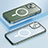 Custodia Lusso Metallo Laterale e Plastica Cover con Mag-Safe Magnetic Bling-Bling LF1 per Apple iPhone 14 Plus