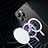 Custodia Lusso Metallo Laterale e Plastica Cover con Mag-Safe Magnetic JL2 per Apple iPhone 15 Pro