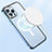 Custodia Lusso Metallo Laterale e Plastica Cover con Mag-Safe Magnetic LF1 per Apple iPhone 13