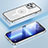 Custodia Lusso Metallo Laterale e Plastica Cover con Mag-Safe Magnetic LF1 per Apple iPhone 13 Pro Max