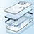 Custodia Lusso Metallo Laterale e Plastica Cover con Mag-Safe Magnetic LF1 per Apple iPhone 14 Pro