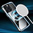 Custodia Lusso Metallo Laterale e Plastica Cover con Mag-Safe Magnetic LF2 per Apple iPhone 14