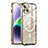 Custodia Lusso Metallo Laterale e Plastica Cover con Mag-Safe Magnetic LK1 per Apple iPhone 13 Oro