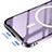 Custodia Lusso Metallo Laterale e Plastica Cover con Mag-Safe Magnetic LK1 per Apple iPhone 14 Plus