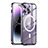 Custodia Lusso Metallo Laterale e Plastica Cover con Mag-Safe Magnetic LK1 per Apple iPhone 14 Pro