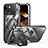 Custodia Lusso Metallo Laterale e Plastica Cover con Mag-Safe Magnetic LK4 per Apple iPhone 13