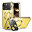 Custodia Lusso Metallo Laterale e Plastica Cover con Mag-Safe Magnetic LK4 per Apple iPhone 13