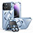 Custodia Lusso Metallo Laterale e Plastica Cover con Mag-Safe Magnetic LK4 per Apple iPhone 13 Pro